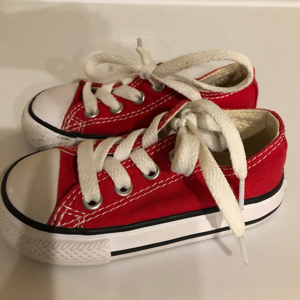 Toddler Converse- color red